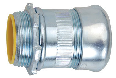 Petits accessoires en acier de tuyau de conduit, connecteur rigide de compression de conduit
