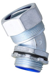 Type de prune connecteur étanche de conduit flexible d'angle de 45 degrés, connecteur fleixble de conduit 45 degrés