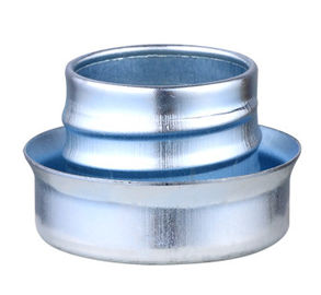 Type plat surface galvanisée de conduit en métal de garnitures d'olive flexible de conduit