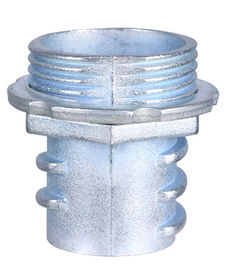 Le zinc vis flexible de garnitures de conduit de moulage mécanique sous pression dans des connecteurs de câble polis