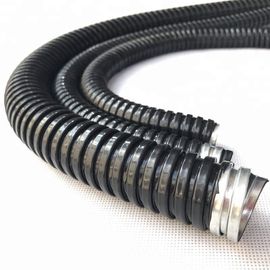 Résistance de feu enduite de PVC de conduit électrique flexible d'intérieur imperméable