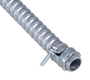 Connecteur droit Oiltight de compression de conduit d'acier inoxydable de zinc flexible de garnitures